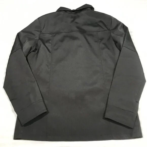 Dolce & Gabbana Jacket Mens 46 Black Made in Italy Utility Zip Pockets Lined - Picture 11 of 12